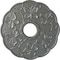 Ekena Millwork Terrones Butterfly Ceiling Medallion (Canopies up to 3 7/8"), 17 7/8"OD x 3 7/8"ID x 1"P, Silver CM17TSSLS - alternate 1
